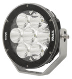 TITAN 7" DRIVING LIGHT 7 X 10W LEDS 5MM STAINLESS STEEL BRACKET