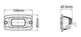10W Led Flush Mount Work Light Spot Beam