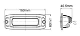 12W Led Work Light Spot Beam 1150 Lumens
