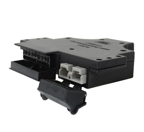 50A Conn & 7 Pin Flat Socket surface Mount With Covers Horizontal Design