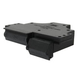 50A Conn & 7 Pin Flat Socket surface Mount With Covers Horizontal Design