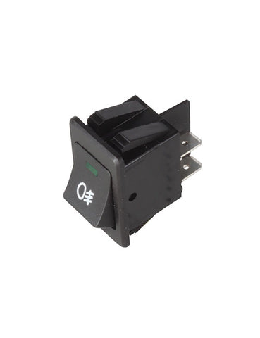 Rocker Switch Green Fog Light 12V