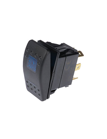 Carling Style Rocker Switch On/Off – Blue Illumination