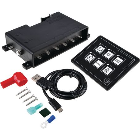 Drivetech 4X4 6-Way Touch Switch Panel with Bluetooth Control