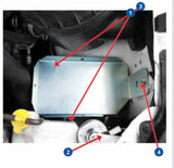 MAZDA/RANGER BATTERY TRAY BT50 07 - 11 MANUAL ONLY 310 X 180MM