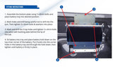 MULTIFIT BATTERY BOX TUB MOUNT FORD RANGER PX 2011 - ON NO TUBLINER XLT & WILDTRACK