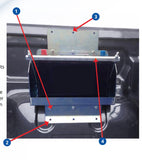 MULTIFIT BATTERY BOX TUB MOUNT FORD RANGER PX 2011 - ON NO TUBLINER XLT & WILDTRACK