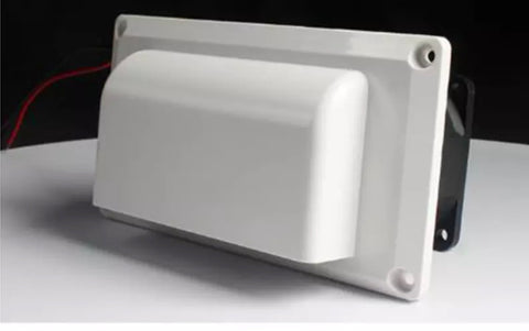 Caravan Motorhome Trailer Side Air Vent Ventilation Exhaust Fan RV White DC 25W for Camper Trailer Boat Marine Yacht