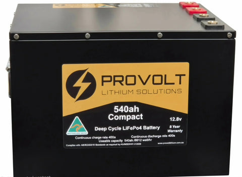 Provolt 540Amp Compact Deep Cycle Lithium Battery