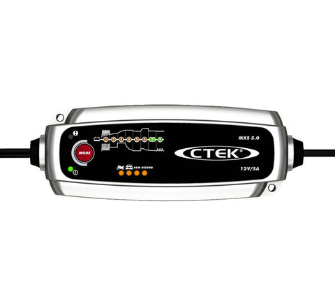 Ctek MXS 5.0T BATTERY CHARGER 8 STAGE CHARGE PROFILE 5A @ 12V MAX