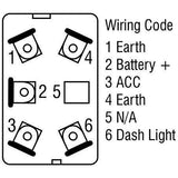 Drivetech 4x4 Rocker Jump Start Switch Off/Mom On