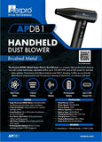 Metal Handheld Dust Blower For Car Interior & Electronics
