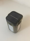 Solar Camping Light，USB/Solar Recharge Portable Lamp with 2000mAh Battery 6 Lighting Modes Outdoor Portable Hanging Tent Light