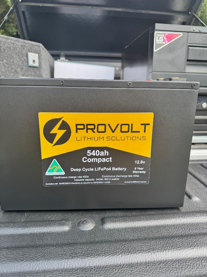 Provolt 540Amp Compact Deep Cycle Lithium Battery – Raw 12 Volt
