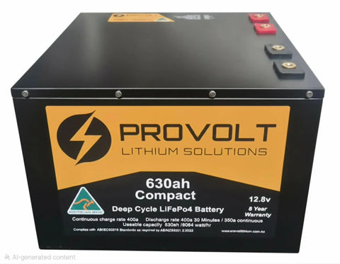 Provolt Compact 630 Deep Cycle Lithium Battery