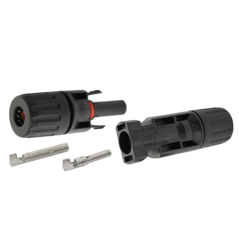MC4 Solar Connector Set 35A Suits 4 - 6mm2 Cable Crimp Type