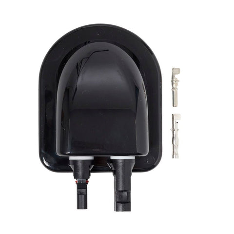 MC4 Connector Junction Box 1000V DC 30A Black Or White Housing 101.5 X 99 X 40mm Plastic