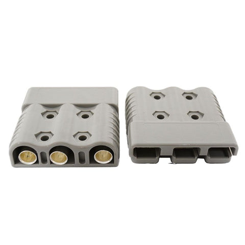 3 PIN 175A POWER CONNECTOR 2x  GREY ANDERSON STYLE plug
