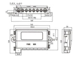 7 WAY MIDI FUSE HOLDER WITH MAIN MEGA FUSE