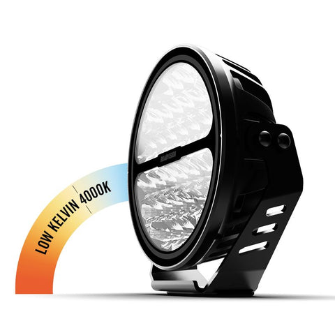 RoadVision 9" LED Driving Light 4000K Stealth 10-30V 74W 9594lm IP69K Combo Beam Dynamic DRL