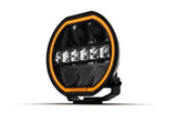 RoadVision 8" LED Driving Light Stealth 9-32V 131W 7937lm IP69K Combo Beam + Dual Colour Halo