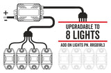 Roadvision LED Rock Light Kit V3 RGB 4 Way with RF Remote Control