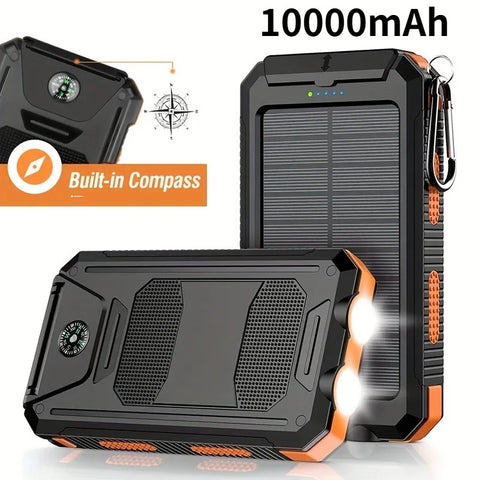 Portable Solar Power Bank 10000mAh