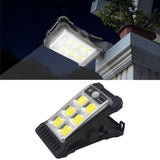 Solar Clamp-on Motion Sensor Light Waterproof Work Light Three Lighting Modes For camping