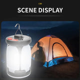 Multifunctional indoor and outdoor camping lights, using ABS, LED lights without flicker, waterproof, durable.