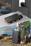 Portable Solar Power Bank 10000mAh