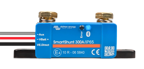 Victron 300A WATERPROOF SMARTSHUNT MONITORS BATTERY VIA BLUETOOTH IP65 RATING