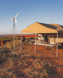 Drivetech Wind Generator Kit Including Generator, Regulator, Poles, Guy Ropes & Carry Bag