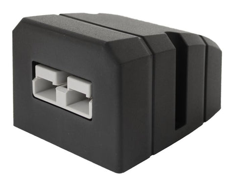 Surface Mount 50A SURF MOUNT POWER CONNECTOR GREY PLUG AND BLACK PANEL SURFACE MOUNT STYLE