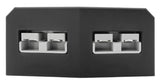 Surface Mount DUAL 50A CONNECTOR SURFACE MNT GREY PLUGS AND BLACK PANEL