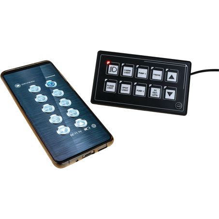 Drivetech 4X4 10-Way Touch Switch Panel with Bluetooth Control